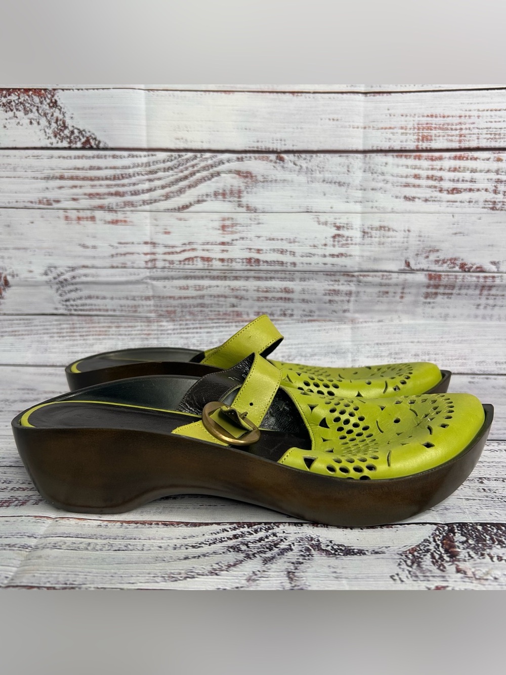 Robert Clergerie Leather Mules & Clogs Women’s Size 7.5